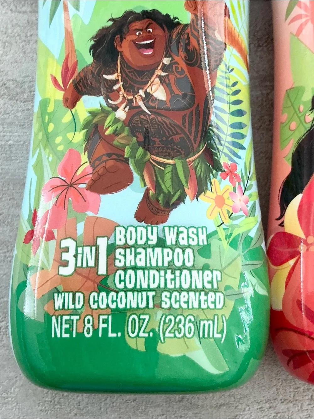 🆕 Moana Hibiscus Body Wash and Wild Coconut 3 in 1 Body Wash, Shampoo, and Cond